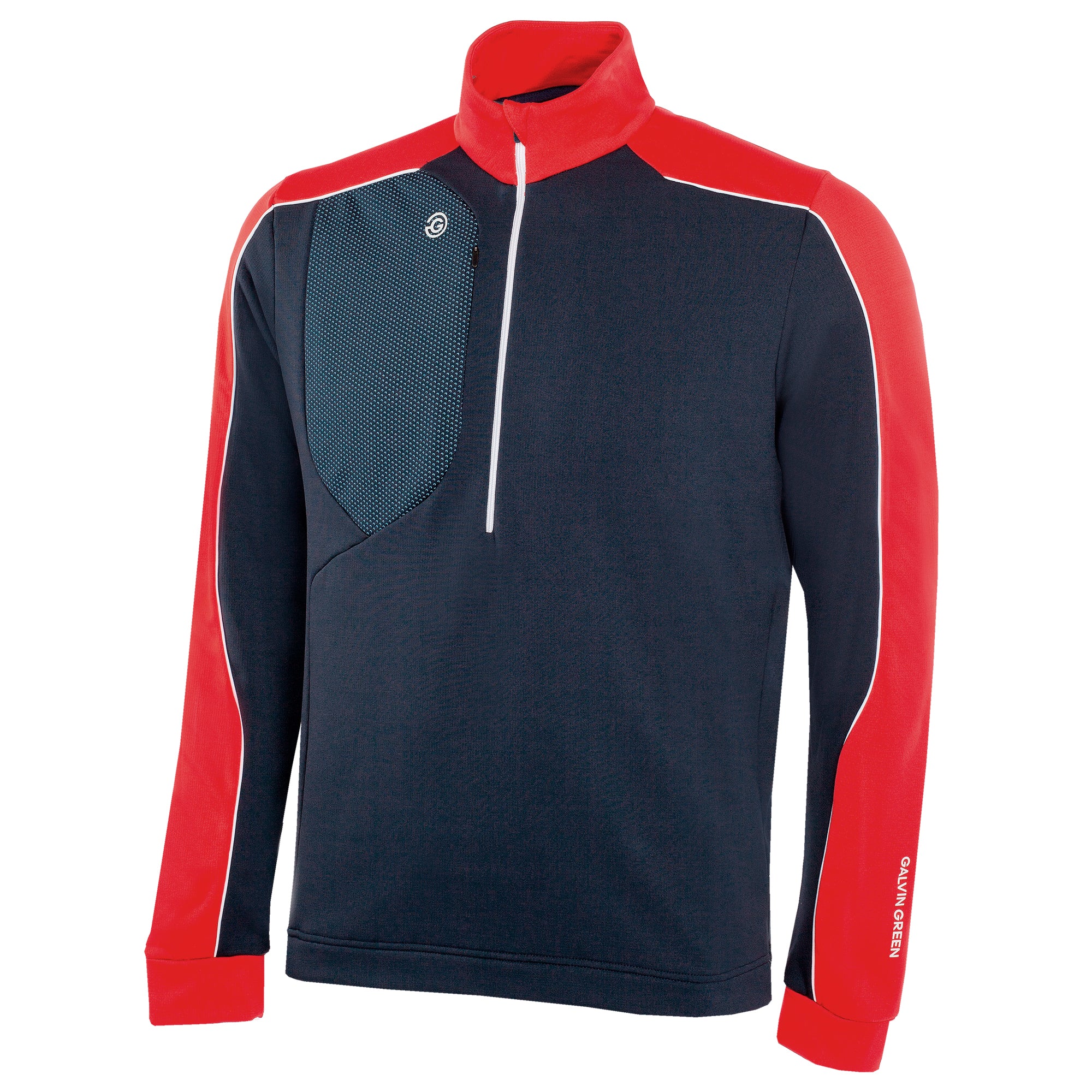 Galvin Green Dave Insulate Mens Golf Mid Layer Navy/Red